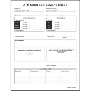 Form - ATM Reconciliation Sheet