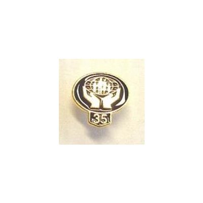 Lapel Pin - Gold 35 Year Classic