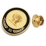Lapel Pin - Gold Plated 24kt (35 year)