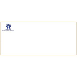 Envelope - #10 White Non-Window (Credit Union Logo)